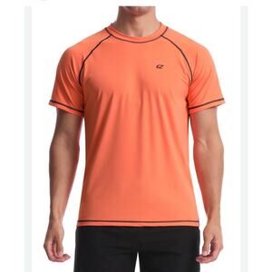 EzRun XL Men's Rash Guard Swim Shirts Summer UPF 50+ UV Sun Protection